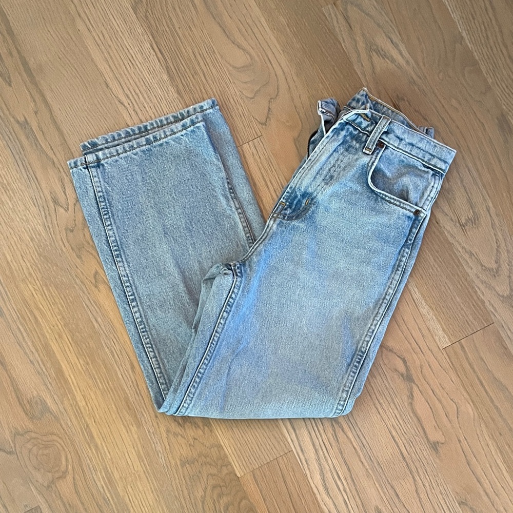 B SIDES Plein high-rise straight-leg jeans 24